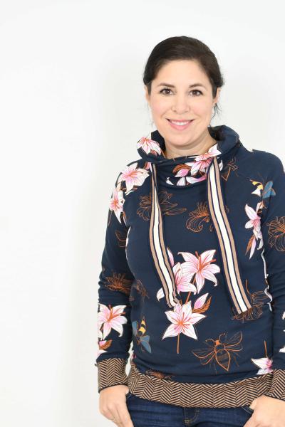 Nähbeispiel Raglan Hoodie lillesol women No. 39